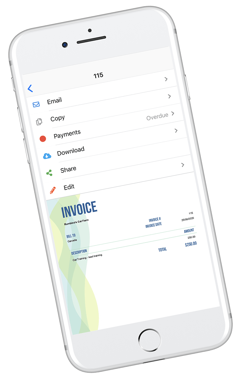 invoice template - customize to promote your brand
